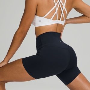 Align 6” biker shorts black